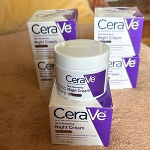 CeraVe Skin Renewing Night Cream. 5 New.